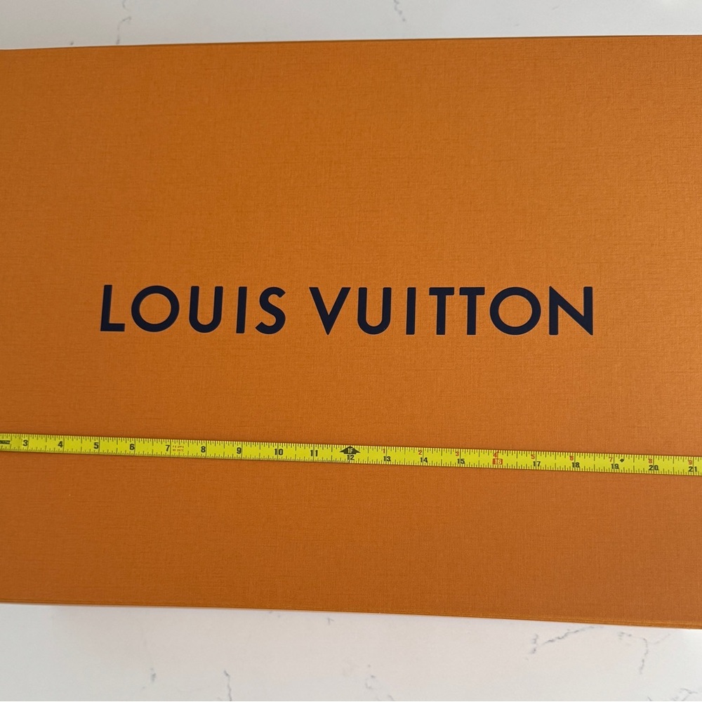 Louis Vuitton Signature Huge Orange Box 23 inches wide 17 inches height